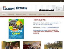 Tablet Screenshot of learningexpressschool.org